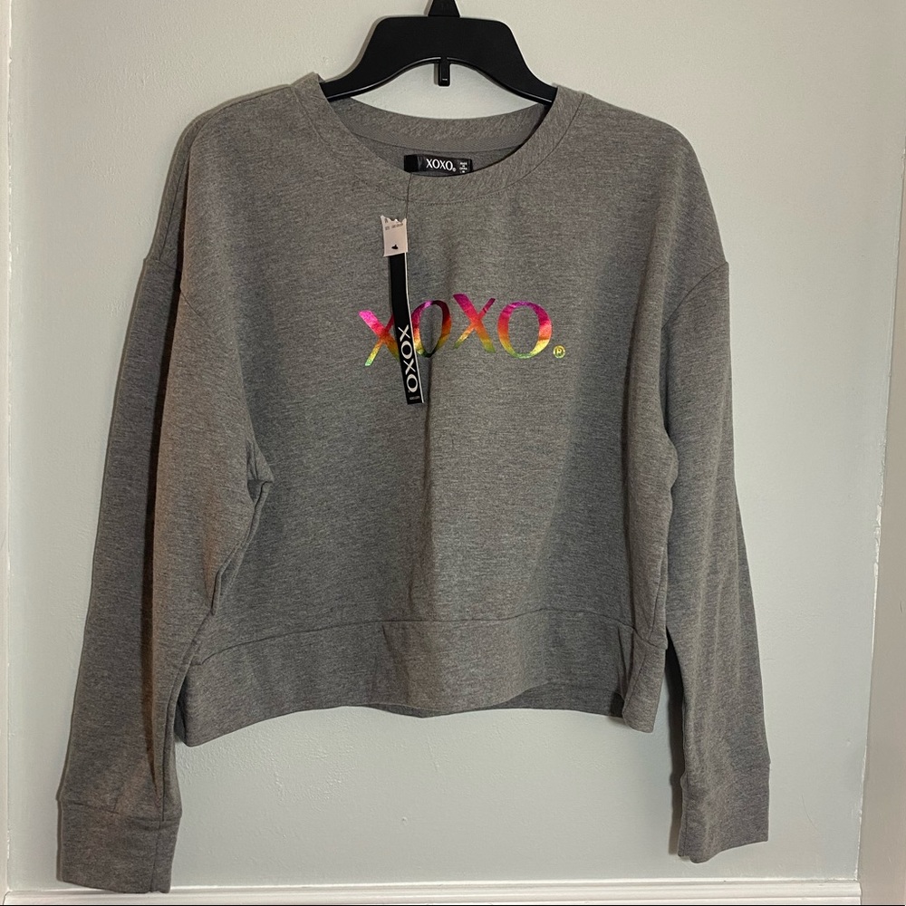 XOXO Crop Sweatshirt